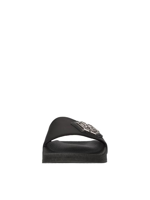 Mules in ecopelle e gomma PHILIPP PLEIN | 80046 PVC/SAFFIANONERO